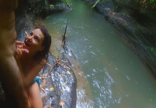 Orgasmic FUCK Rain Rain,Jungle,River amplifies sexual senses