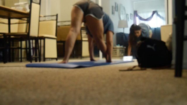 Quarrentined Goddess Avalon Jane Does Yoga Ignores Pathetic Losers