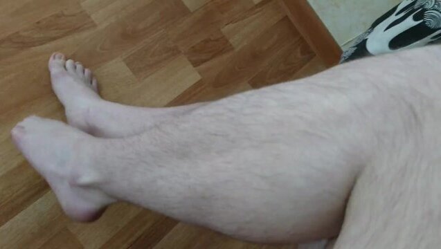 Hairy legs fetish: worship your wife sperm lover hairy legs