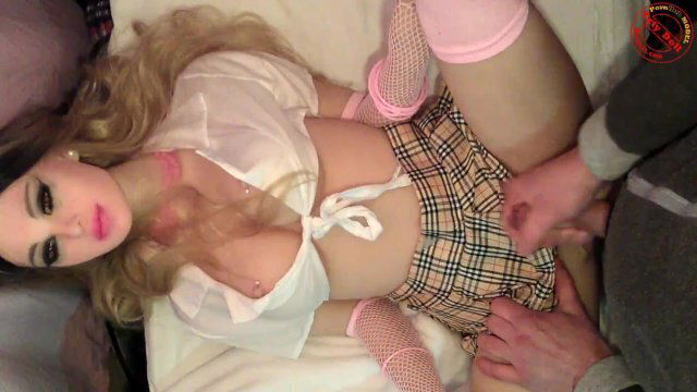 FAST CUMSHOT WITH SEXDOLL SCHOOL GIRL CAMARI FAST CLIP SERIES