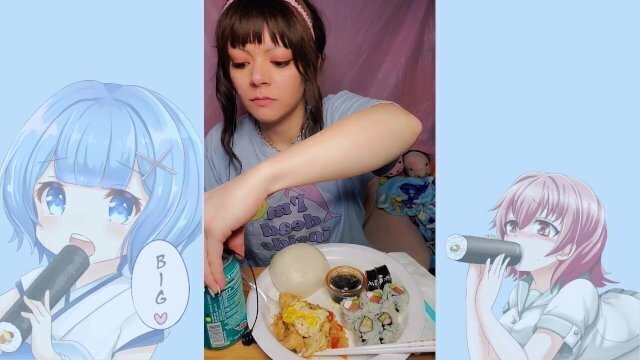 quarantine date with your asian *ASMR* talking, just eating)