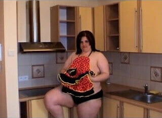 brunette showing shaved pussy