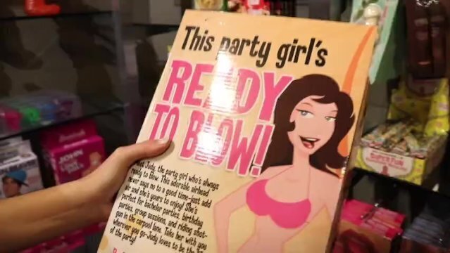 TRIP TO THE SEX SHOP TO BUY A FRIEND