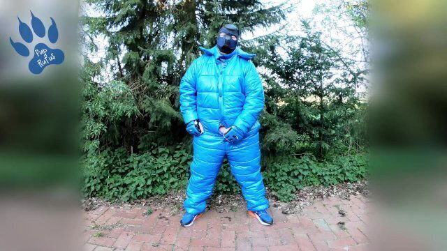 Pawing outdors puffa suit