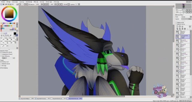 Sequential Body Pillow Speedpaint (Commission)