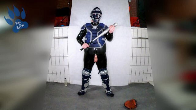 Rubber Catcher having with baseball