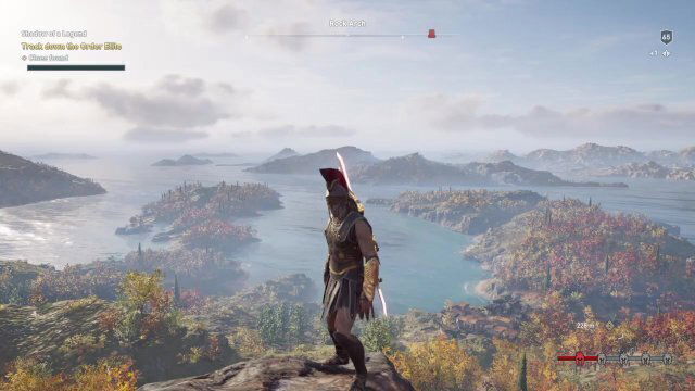 greek stud swings around spear