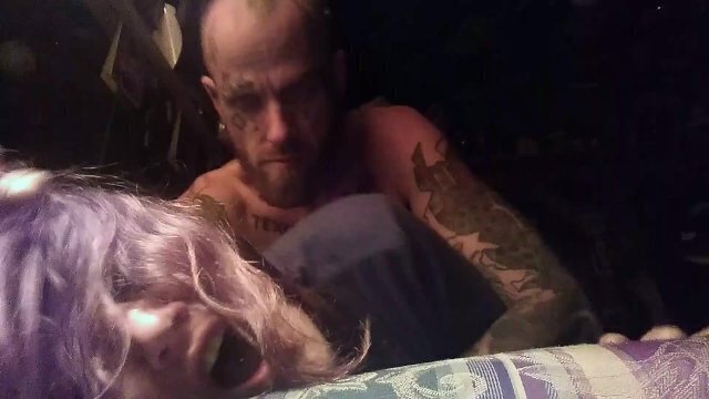 Painal couch time spun fun at friends house