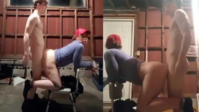 Rough Stranger Garage Fuck with Creampie Finish Heather Kane