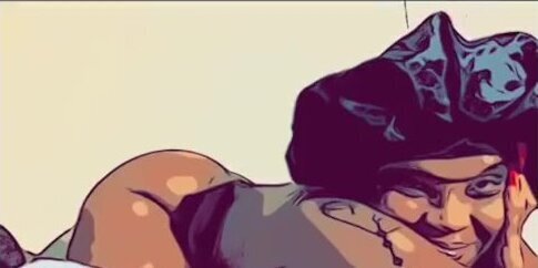 Cartoon Kitty Kash shaking jiggly round assssss