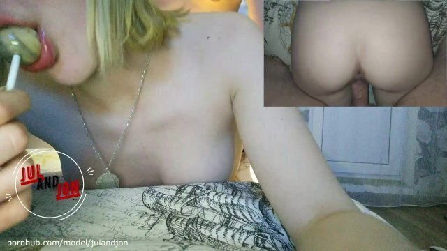 Hard fast fuck teen girlfriend. mouth when suck lollipop.