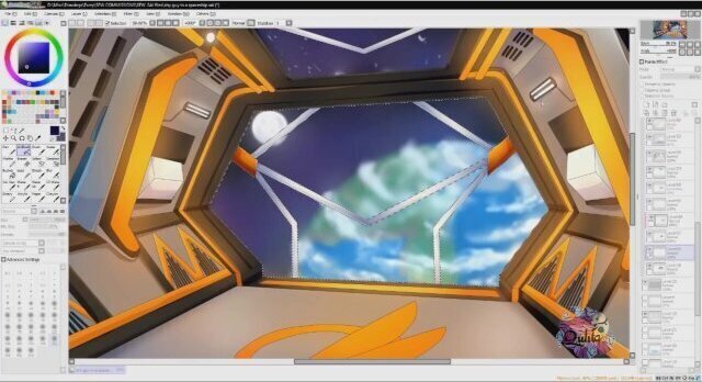 Shyguy Spaceship Pinup (Commission)