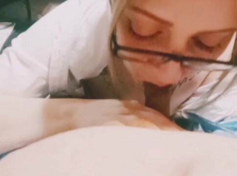 Secretary, 1st day sucking and fucking