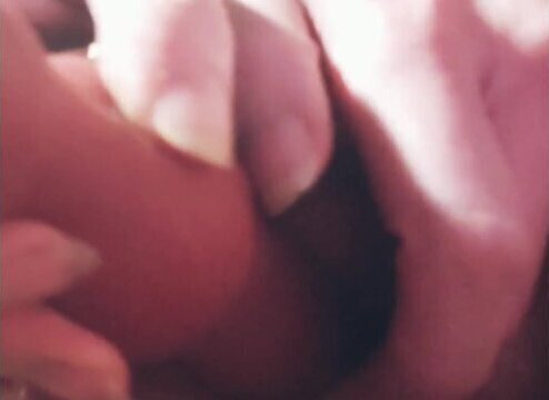 Close hairy pussy taking knot dildo