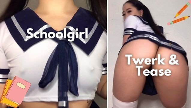 Asian Schoolgirl Kimmy Kalani Twerks Teases Thick your Face