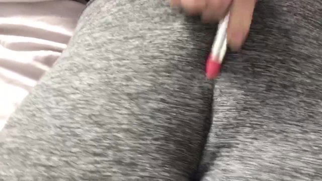 Masturbating fully clothed orgasm