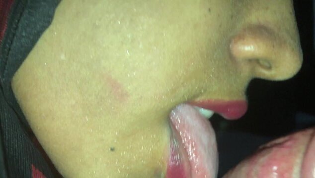 Indian muslim girl with hijab facefuck drinking