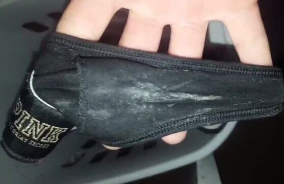 Found dirty panties laundry