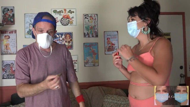 Athena Grey smoking with Bikini Thug having good time sharing during Covid