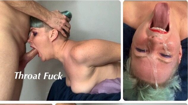 Practicing Sloppy Face Fucking With Stepdaughter Huge Facial Cumshot