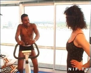 French slut hard fucked black