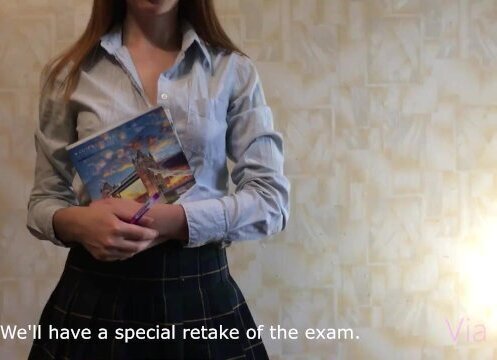 СТУДЕНТКА ПРИШЛА ПЕРЕСДАЧУ БЫЛА ТРАХНУТА ПРЕПОДОМ