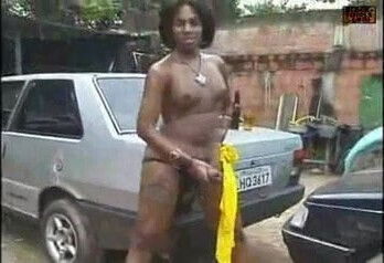 Hung Shemale Selfsucks & Cums!