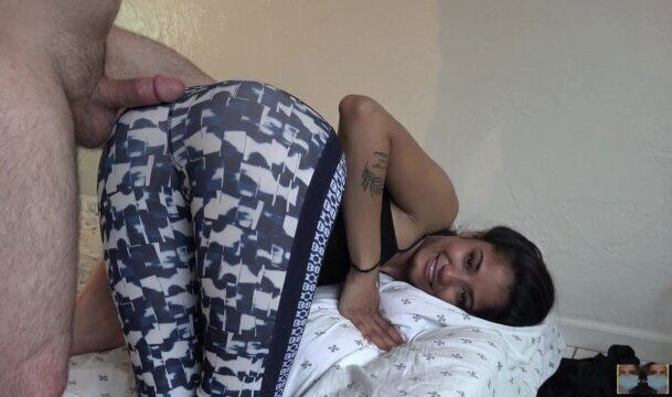 Grinding Athena Petite Asian Girls Yoga Pants during quarantine Covid