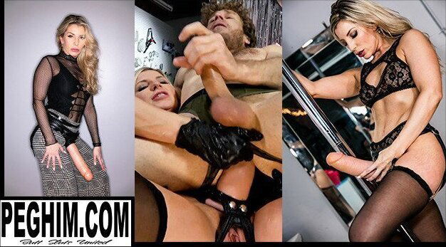 ashley fires strip tease and gets fucked before she destroys his asshole