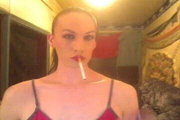 slick sexy smoking bitch