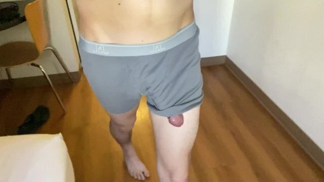 Teasing Myself Motel Bulge Boxer Briefs 60fps