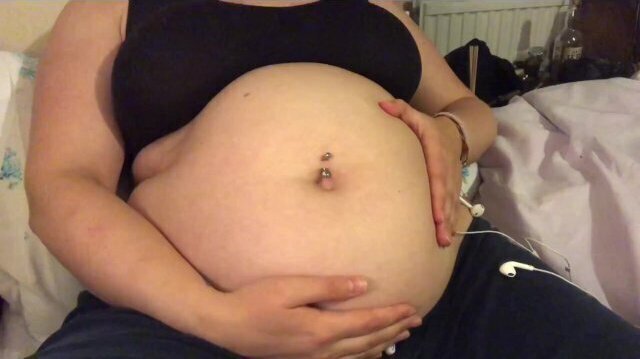 Huge Stuffed Gurgling Belly