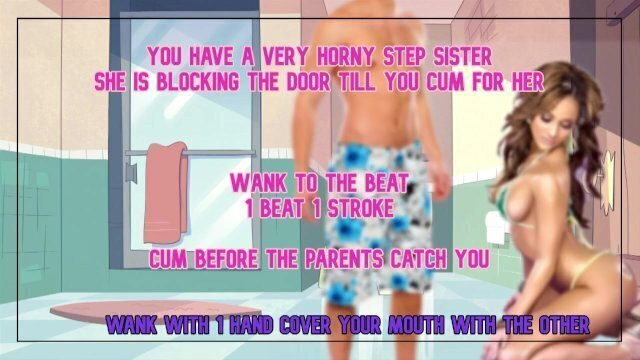 Your horny Step Sister wont leave restroom till