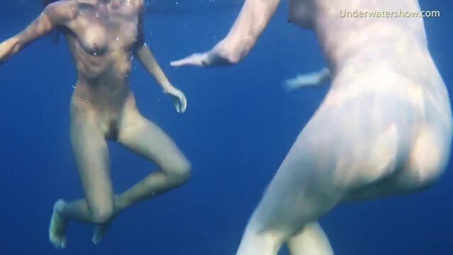 Girls naked swimming