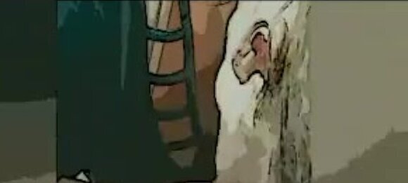 Getting some road head. CARTOON filter lol