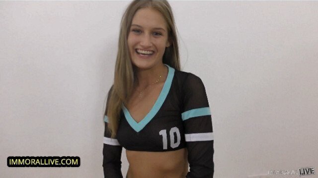 HORNY CHEERLEADER TIFFANY TATUM MAKES CAMERAMAN JOIN Puffy Pussy Teen Bubble Butt Part