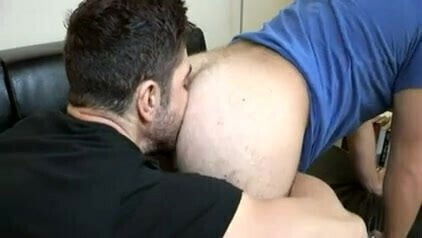 Hairy ass gets a tongue lashing