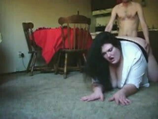 Doggystyle with her horny Fat BBW ex GF