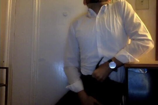 Waiter Gets Horny from Wedgie Jerks