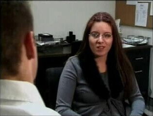 Four Eyed Nerd Casey Gets Fucked At The Office