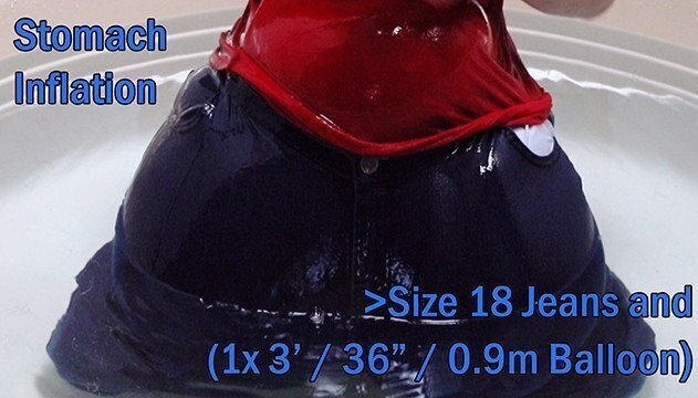 Size Jeans Stomach Inflation