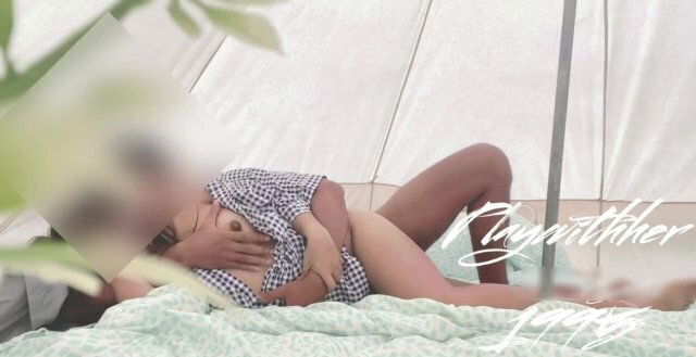 Thai Girl Fucks in Tent with Boy Friend เย็ดกันในเต็นท์ 3