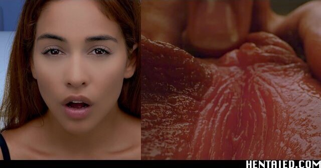 Real Life Hentai Huge Labia Latino girl cumflation aliens full