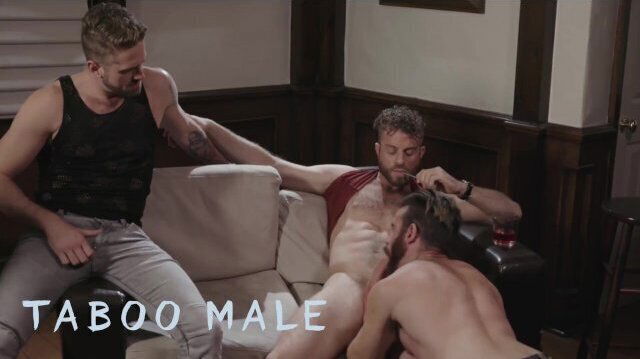 Taboomale Three Muscular Horny Licking