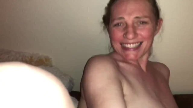 Pounding My Hairy Pussy On The Couch