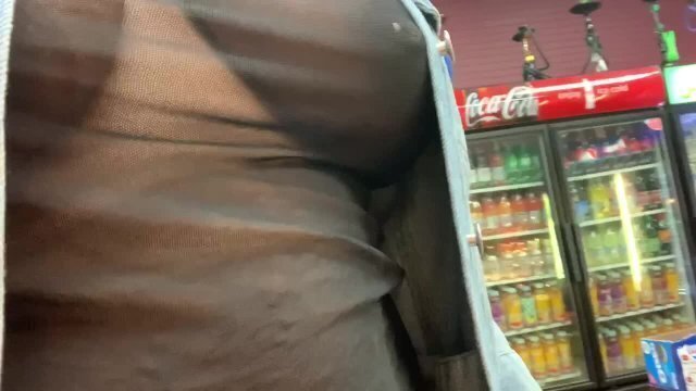 Walking PUBLIC CORNER STORE with CLIT SUCKER PUSSY