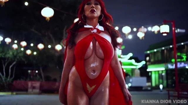 BUSTY KIANNA DIOR Halloween Vampira DOUBLE FUCK