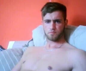 Big dicked frat jerks off and cums alot