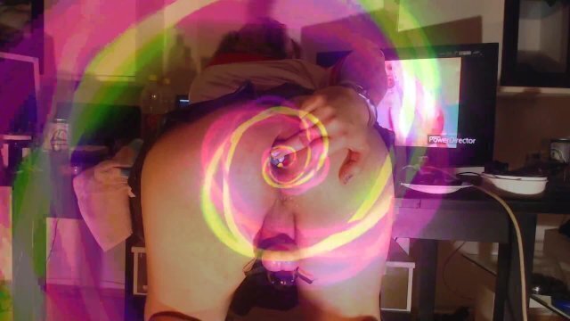 Brandynette fills with Balls after  year HRT- Chastity Brainwash Spiral