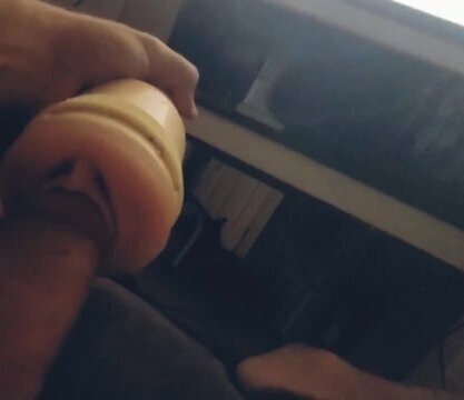 Loud Moaning Creampie Watching Round Natural Tits.
